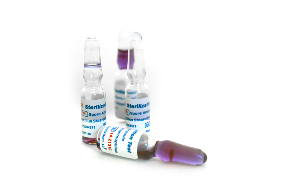 وعاء الجراثيم Geobacillus stearothermophilus 10 6 (RRS 14-21310)